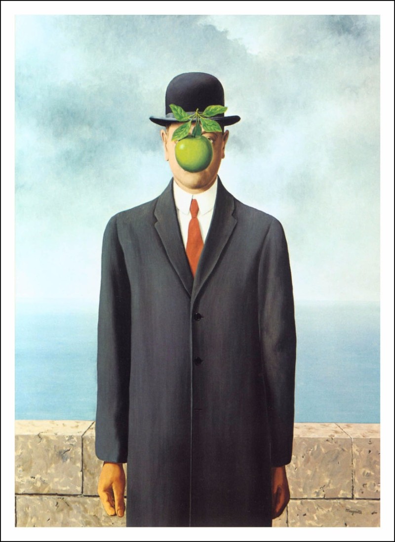 most famous artists Some of The Most Famous Artists Of All Time lienzo tela el hijo del hombre rene magritte