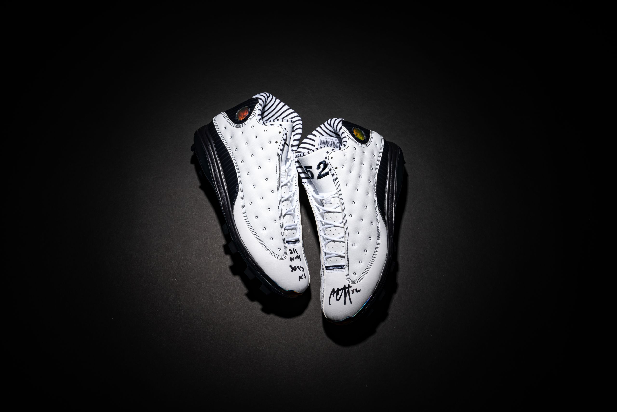 Air Jordan 13 Baseball Cleat, CC Sabathia Player Exclusive, Signed NIKE, 2019